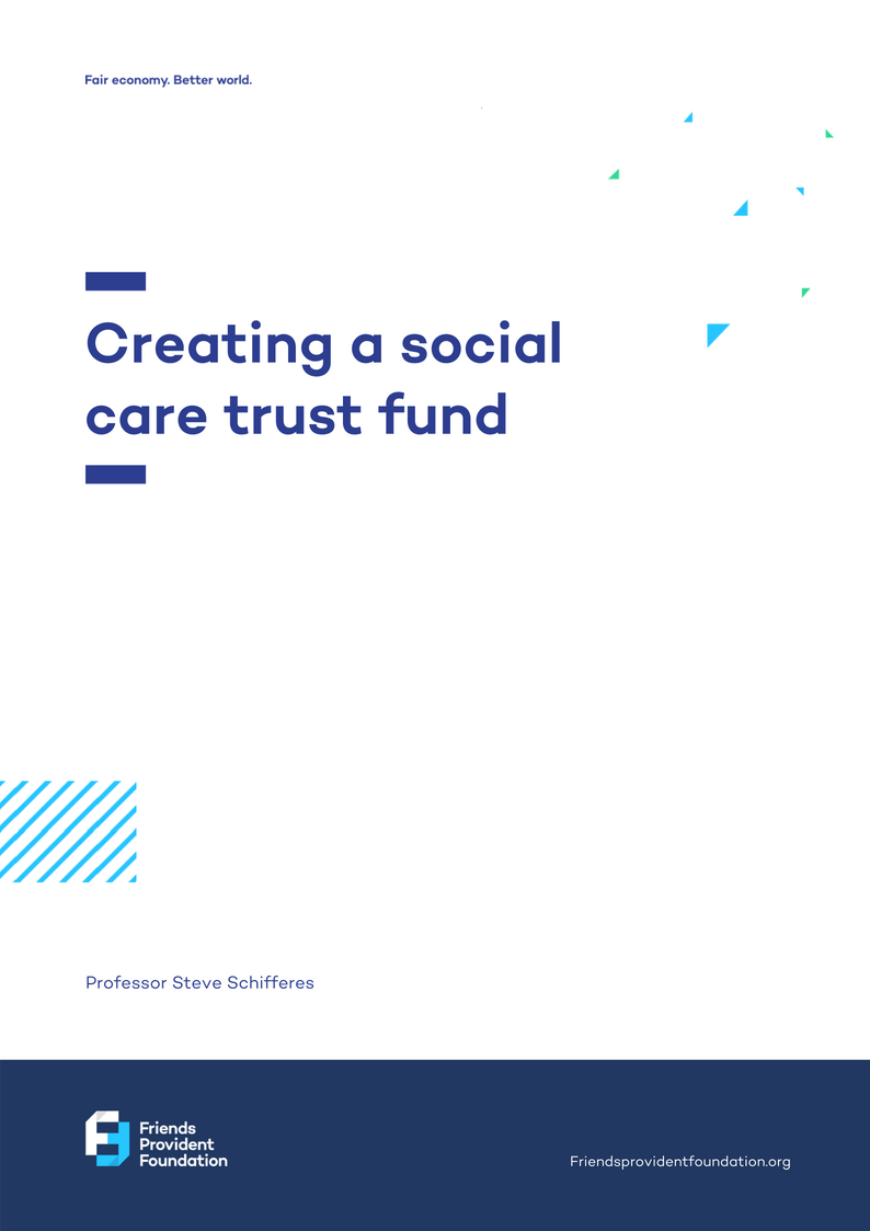 creating social fund report front cover white friends provident report front cover